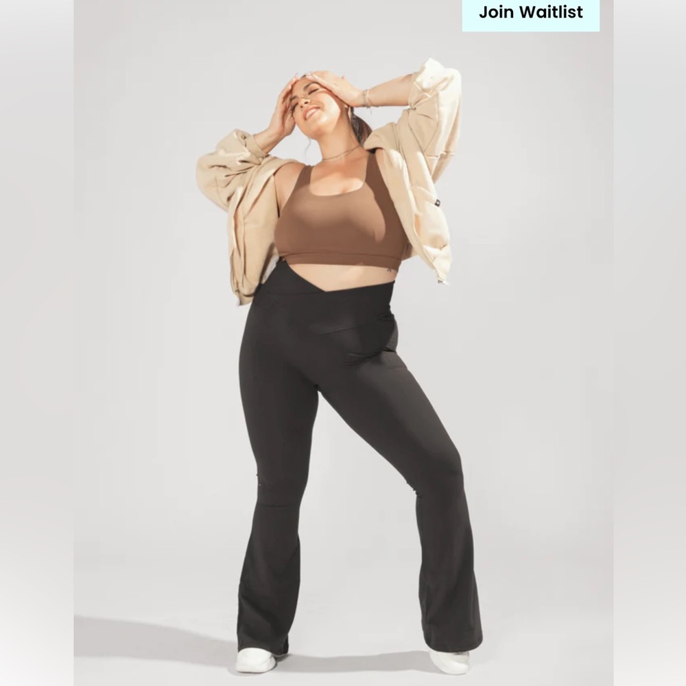 Popflex Crosswaist Flare Leggings - Size L, 34” inseam